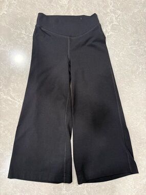 Old Navy Flare Leggings XS 5 Black High Rise PowerChill Go Dry Yoga Pants